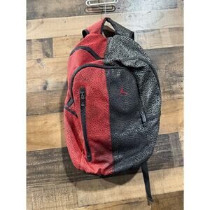 Nike Air Jordan Backpack- Red/Black Elephant Design
